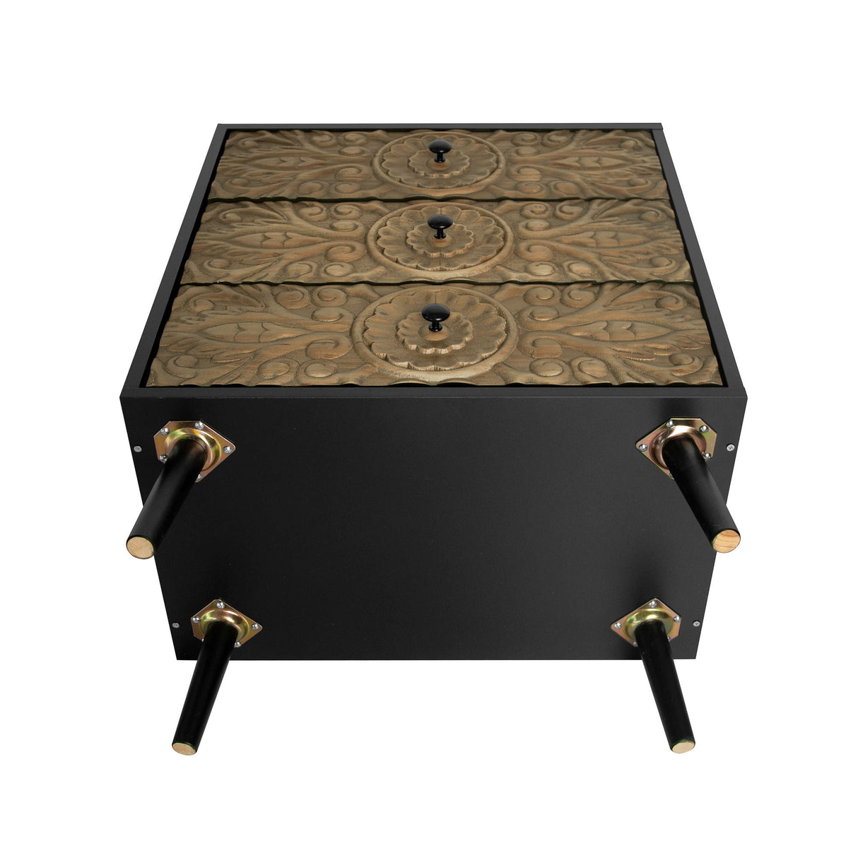 3 Drawer Cabinet, Suitable For Bedroom - Black