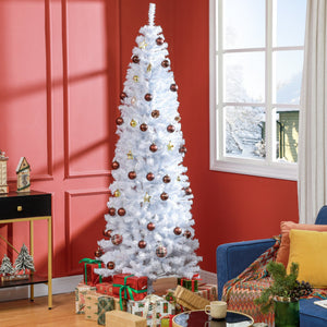 HOMCOM 7ft Pencil Christmas Tree
