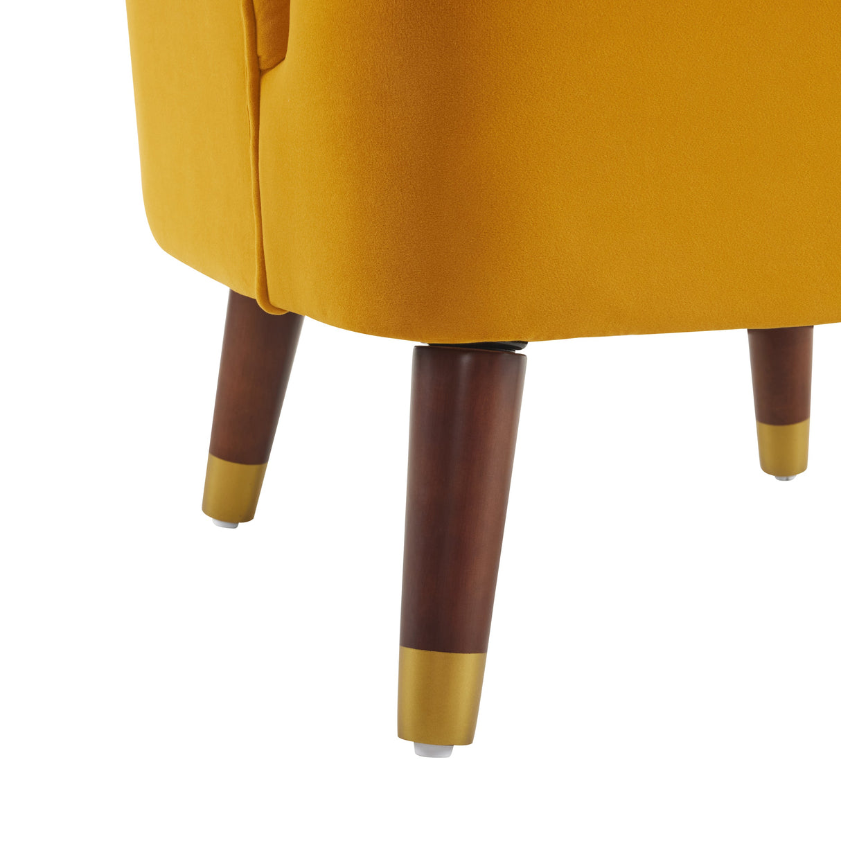 Upholstered Barrel Accent Chair