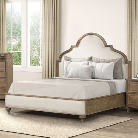 Classic Rustic Oak Bed