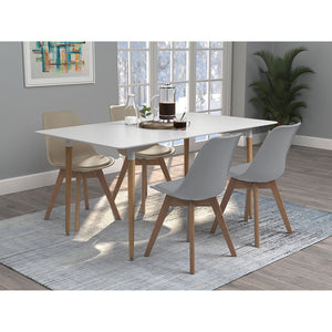 Elegant Padded Side Chair (Set Of 2)