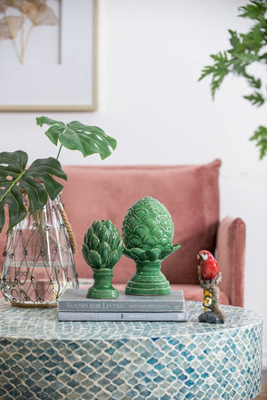 6x6x9.5' Helsa Artichoke Accent, Medium Green
