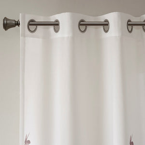 Burnout Printed Curtain Panel (Single Panel)