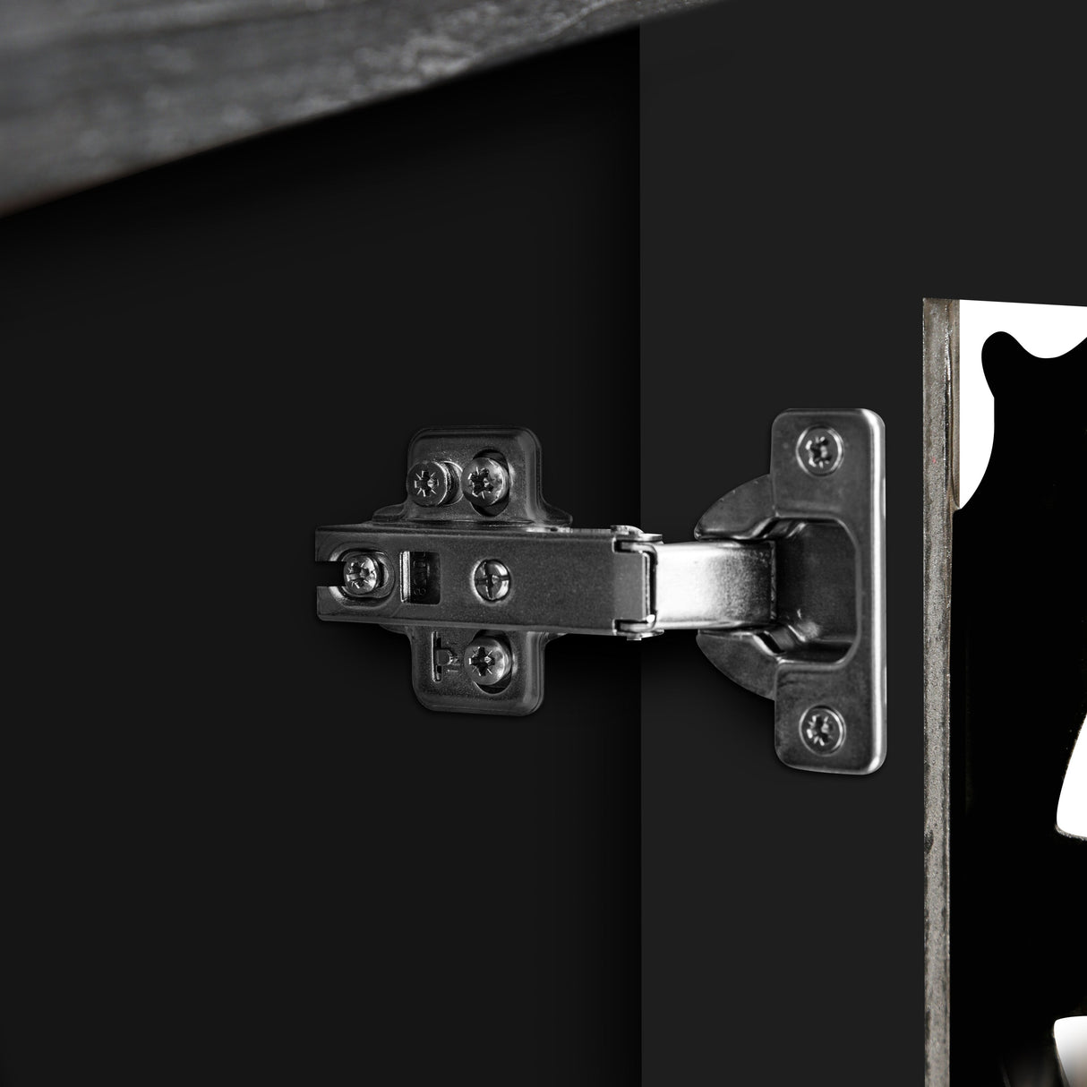 Hollow Four Door Antique Cabinet, American Country Style