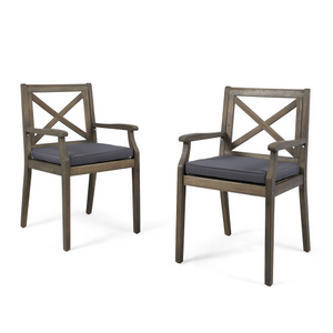 7 Pieces Acacia Wood Outdoor Dining Set