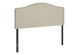 Full Size Upholstered Bed Headboard - Beige