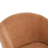 Windsor Mid-Century Accent Chair - Soft Fabric Upholstery