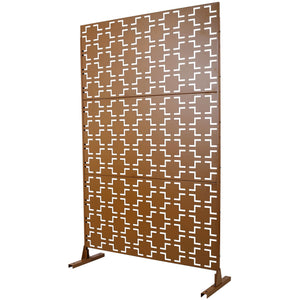 Outdoor & Indoor Metal Privacy Freestanding Decorative Screen