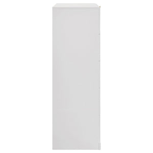 Ines 5-drawer Bedroom Chest of Drawers White High Gloss