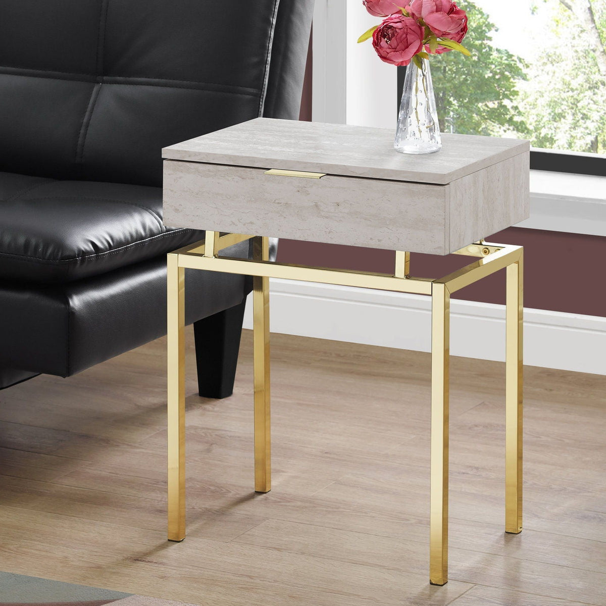 Spacious Table Top Accent Side Table with Storage Drawer – Tuesday Morning