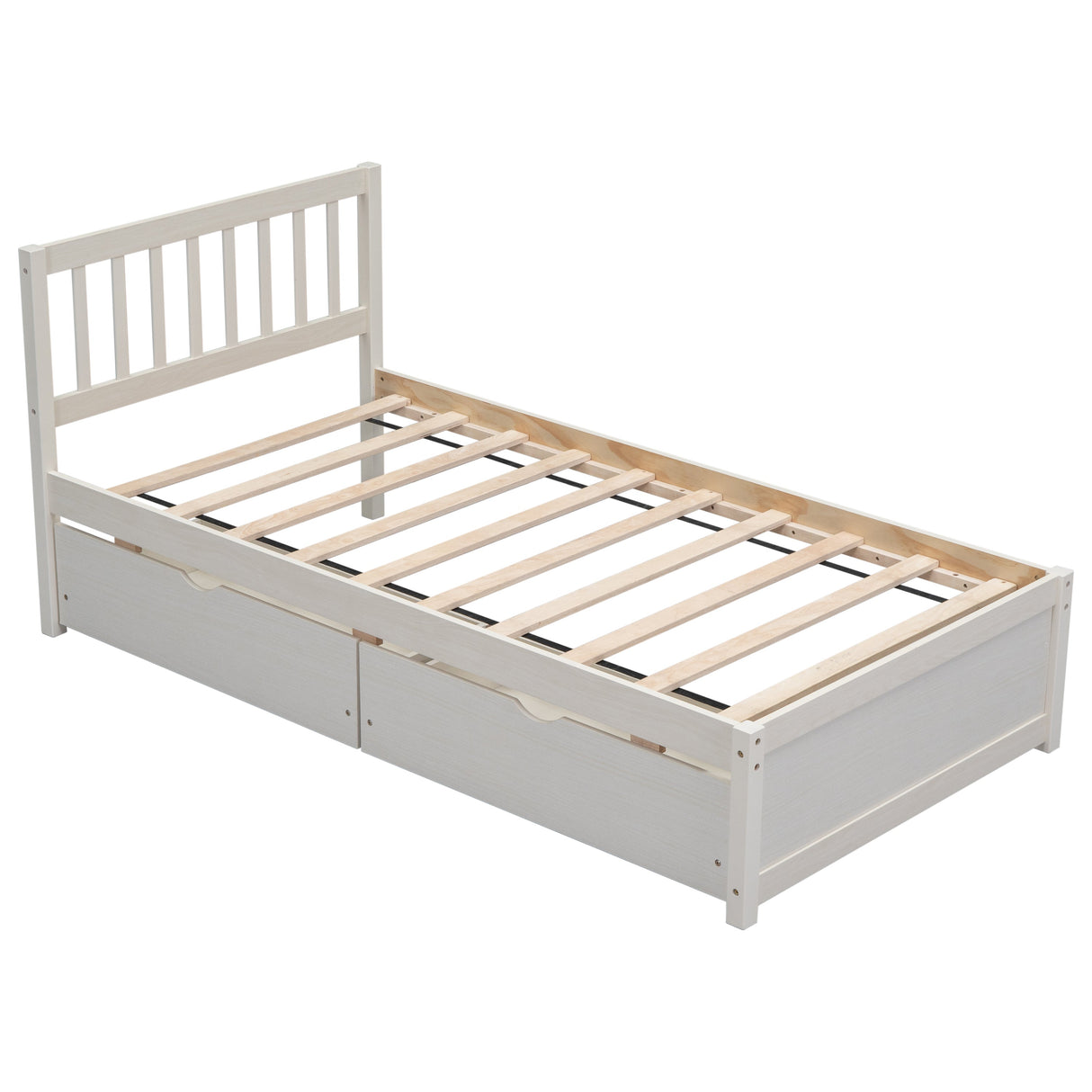The Modern Storage Twin Bed Frame – Streamlined Design Meets Practical Elegance