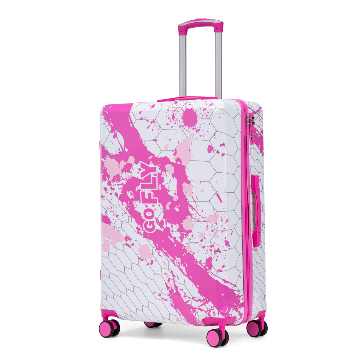 28 Inch PC Spinner Wheel Luggage - Pink