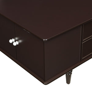 Modern Rectangle Coffee Table With Four Drawers