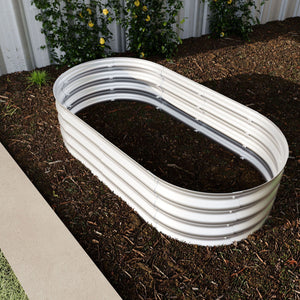 Heavy Duty Galvanized Raised Garden Bed Kit For Vegetables, Flowers & Herbs