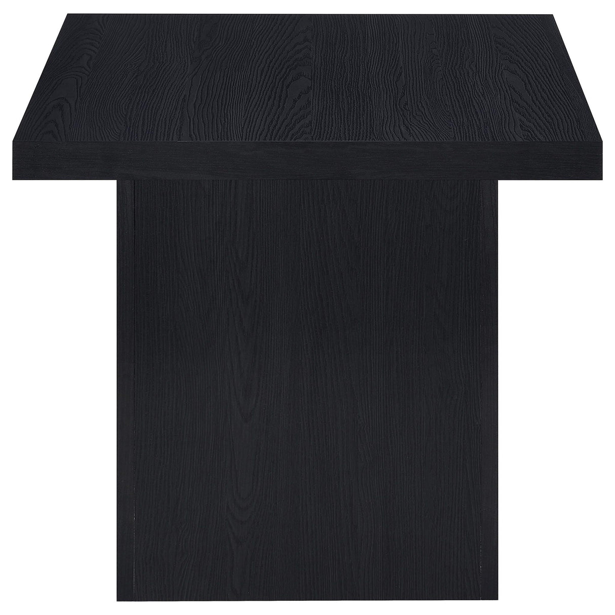 Devar 3-piece Square Cocktail Coffee End Table Set Black