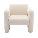 Marlowe Modern Sherpa Upholstered Comfy Reading Accent Chair