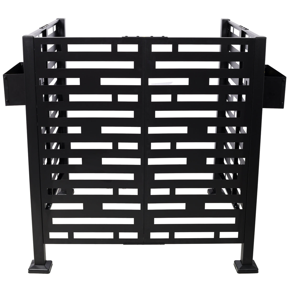 3.5x3.5FT Metal Air Conditioner Privacy Fence with Planter Boxes