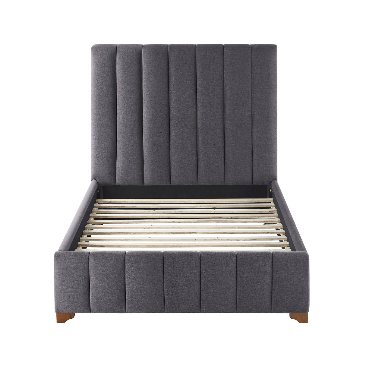 The Upholstered Wingback Bed – A Refined Union of Contemporary Comfort and Architectural Elegance