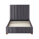 The Upholstered Wingback Bed – A Refined Union of Contemporary Comfort and Architectural Elegance
