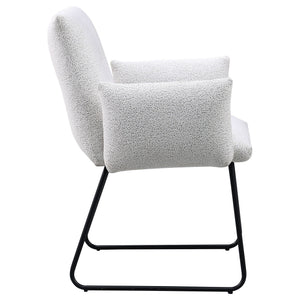 Donica - Upholstered Dining Arm Chair (Set of 2) - Light Gray