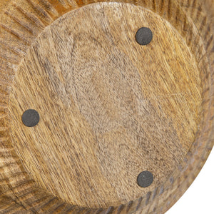 D12x4' Mango Wood Round Decorative Bowl