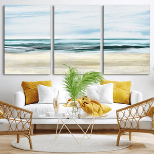 Ocean Abstract Wall Art Canvas Print