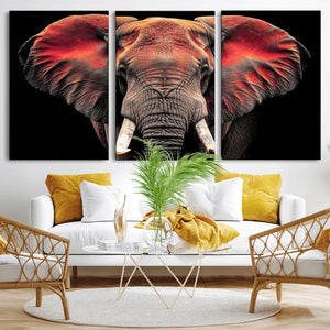 Elephant Wall Art Canvas Print