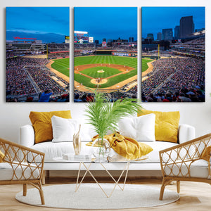 Target Field Stadium Wall Art Canvas Print – Minnesota Twins