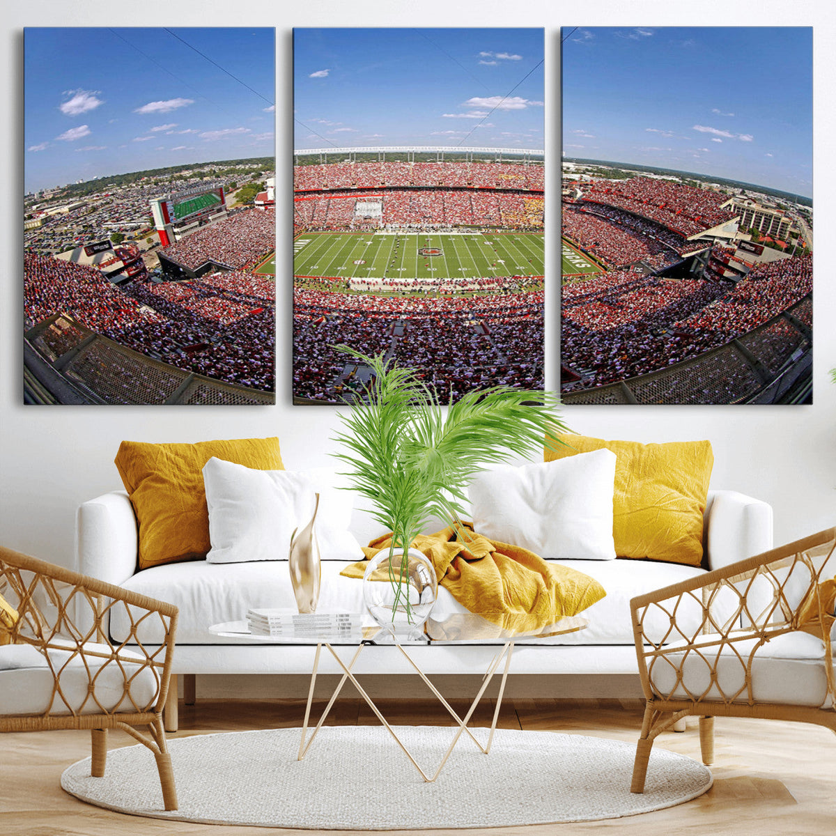William Brice Stadium Wall Art Canvas Print – Stadium Crowd