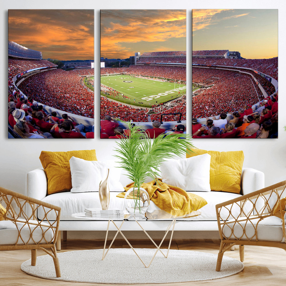 Dooley Stadium Wall Art, Sports Arena Canvas Print, Dooley