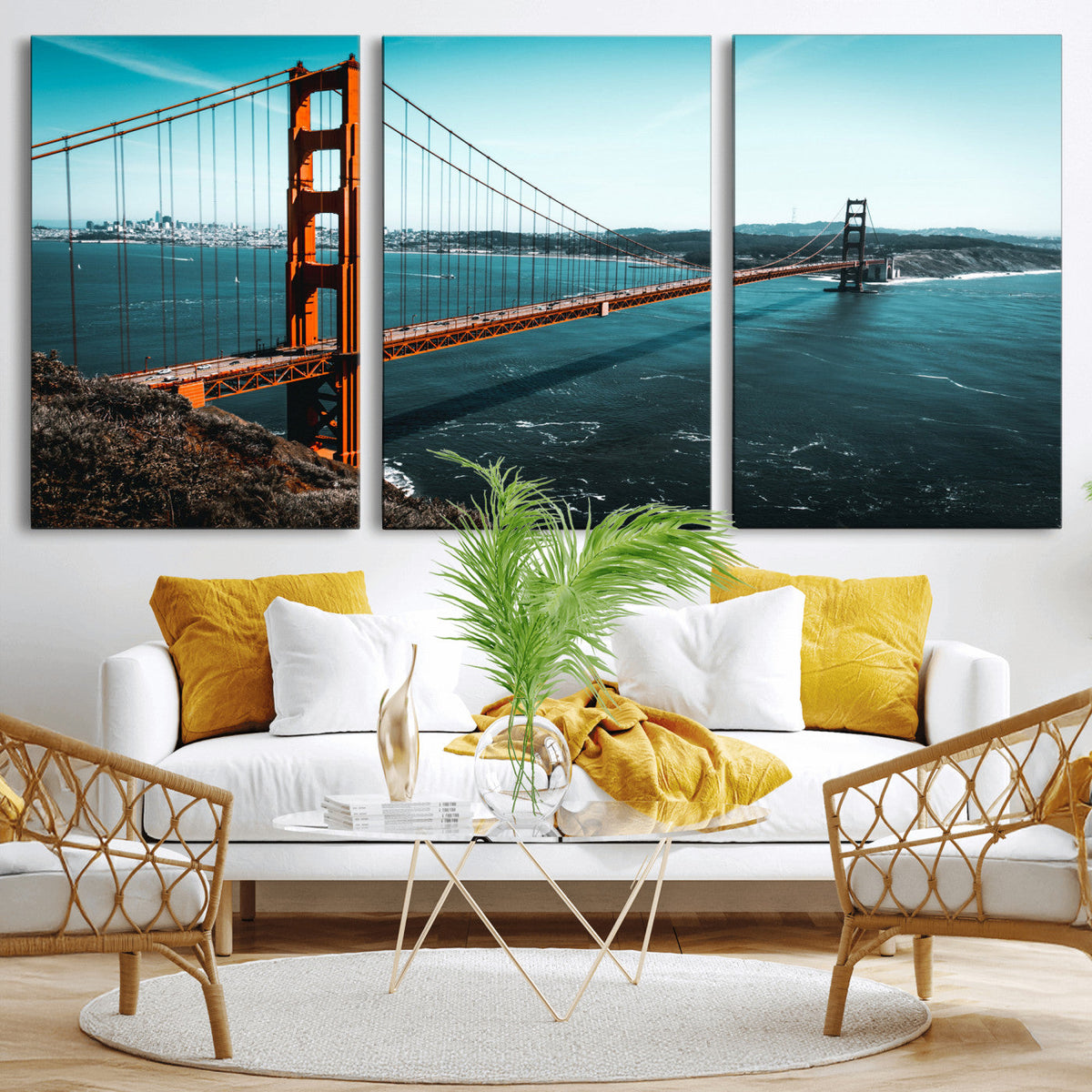Golden Gate Bridge Wall Art Canvas Print – San Francisco