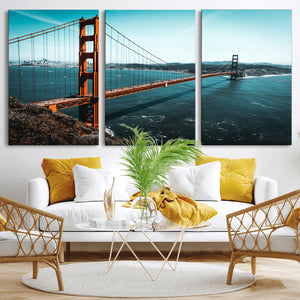 Golden Gate Bridge Wall Art Canvas Print – San Francisco