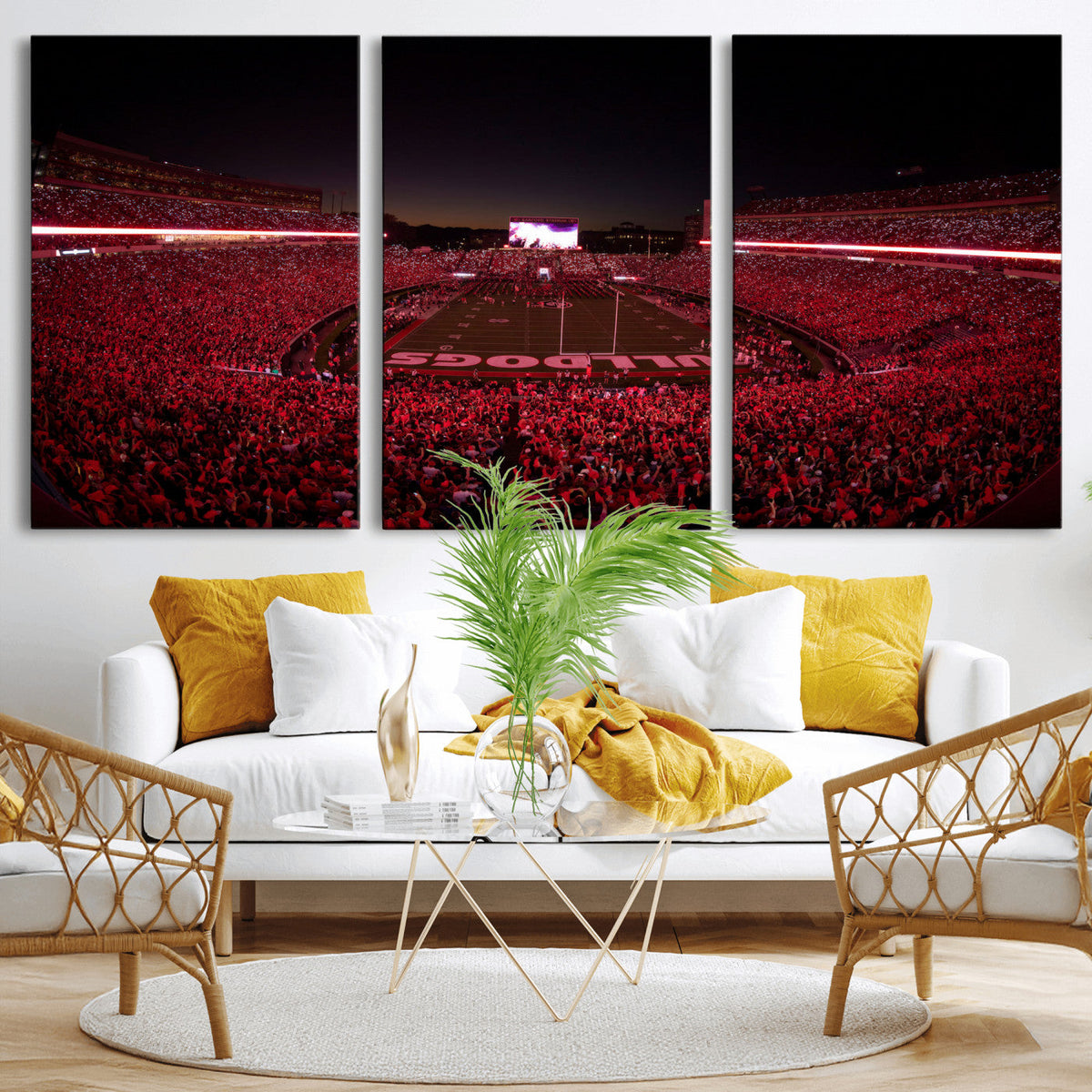 Sanford Stadium Wall Art Canvas Print – Georgia Bulldogs