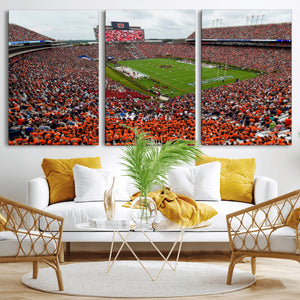 Auburn Stadium Wall Art Canvas Print, Jordan Hare Stadium