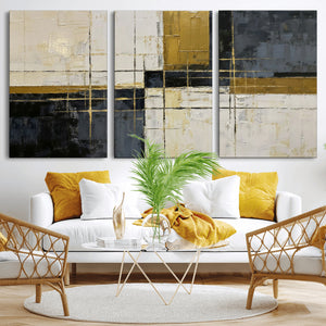 Geometric Abstract Wall Art Canvas Print