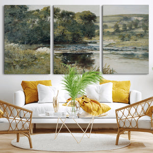 Edward Mitchell Bannister Streamside Wall Art Canvas Print