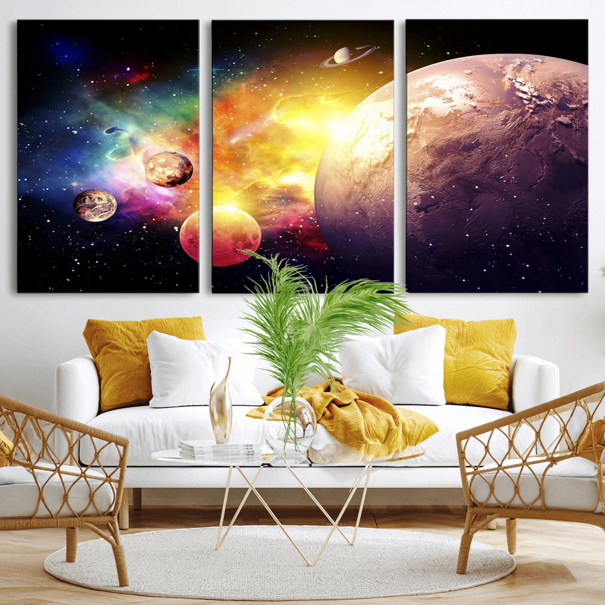 Space and Galaxy Canvas Print