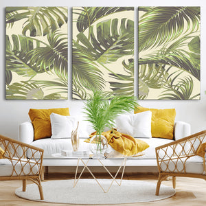 Palm Leaves Canvas Print