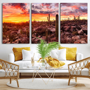 Arizona Desert Print, Western Cowboy Wall Art Print