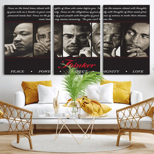 Thinkers of Wall Art Canvas Print - Inspirational Wall Art