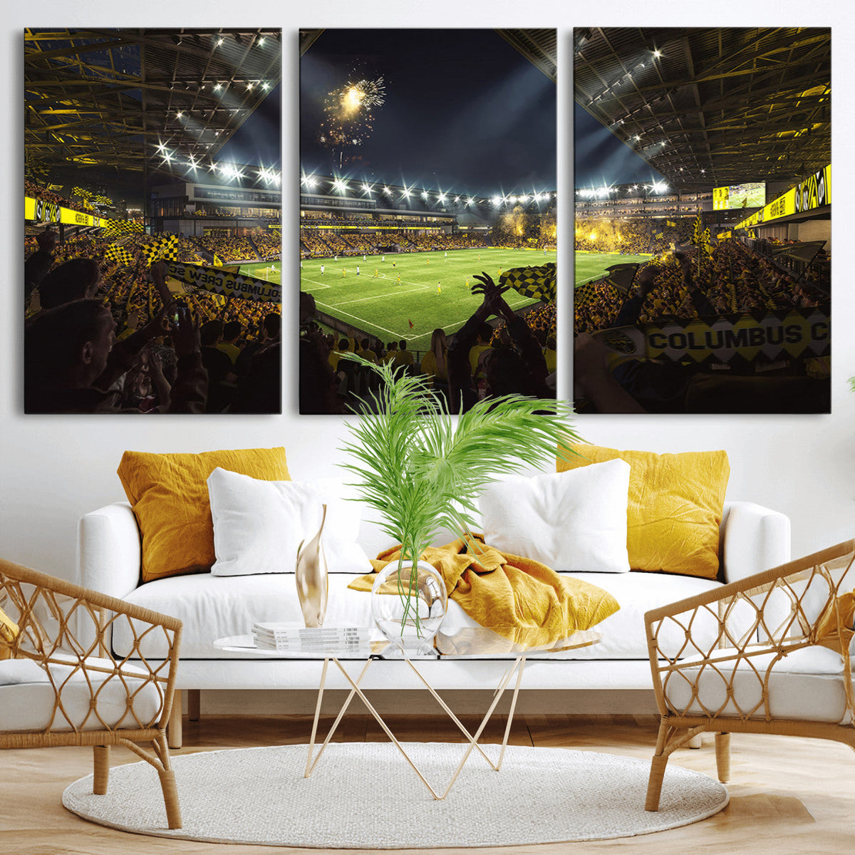 Columbus Crew Soccer Team Print - Columbus Crew Stadium Wall