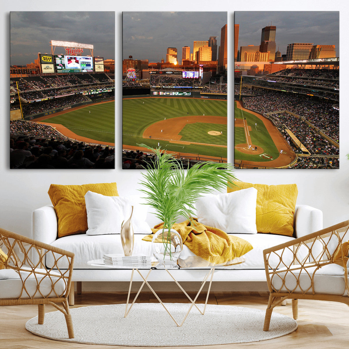 Minnesota Twins Baseball Team Print - Minneapolis Target