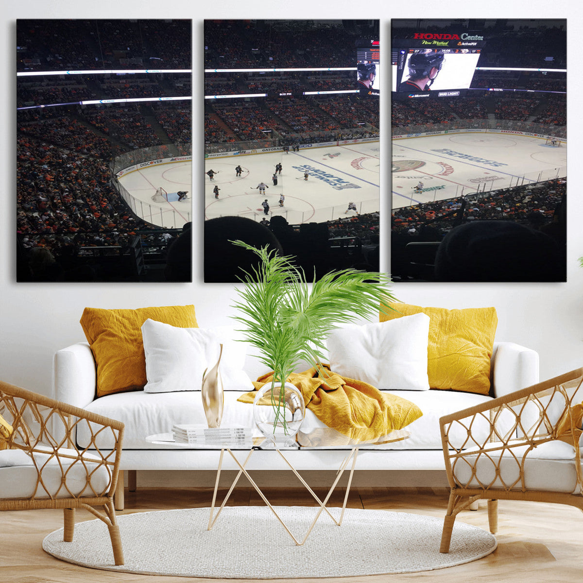 Honda Center California Anaheim Ducks Hockey Stadium Wall