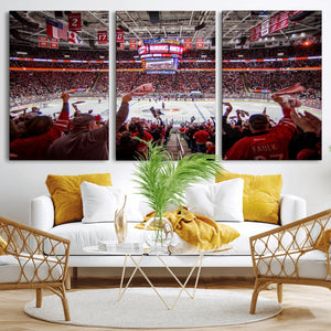 Carolina Hurricanes Ice Hockey Stadium Wall Art, Carolina