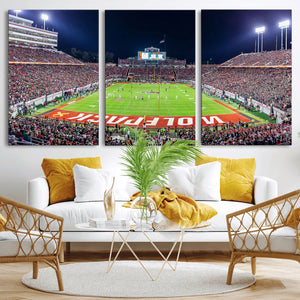 NC State Wolfpack Canvas Print - Raleigh Carter-Finley