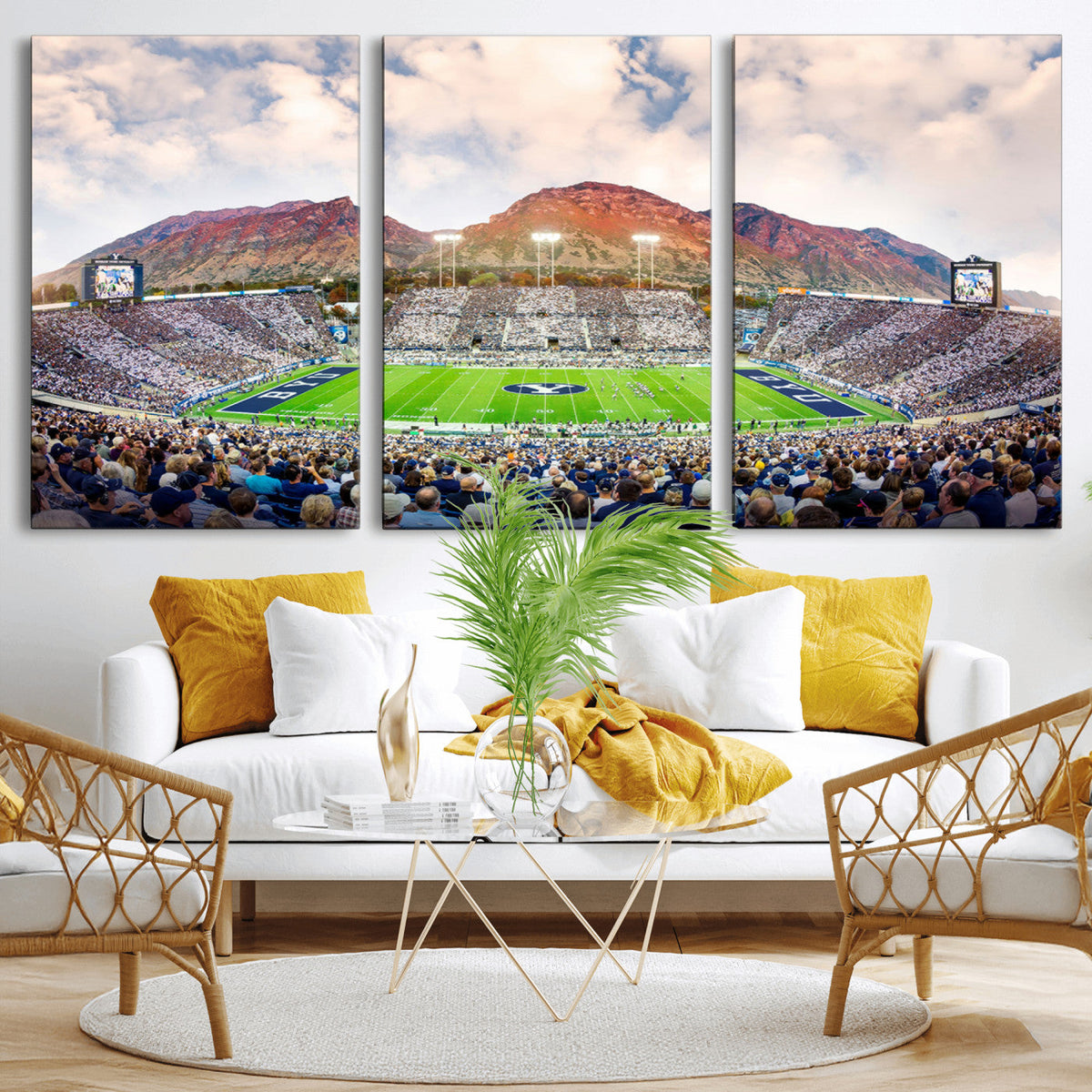 Brigham Young University Cougars Football Team Print - Provo