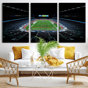 Denver Broncos Football Team Print Canvas- Denver Empower