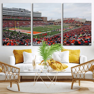 University of Illinois Fighting Illini Football Team Print -