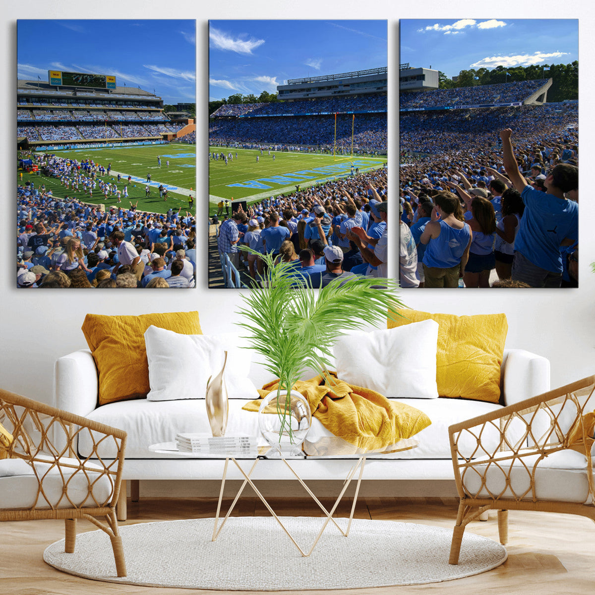 University of North Carolina Tar Heels Team Canvas Print -
