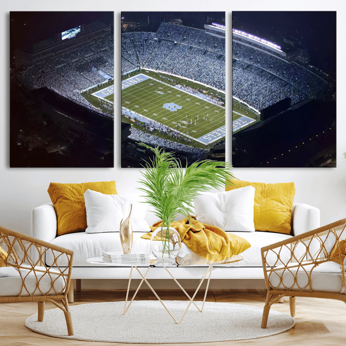 University of North Carolina Tar Heels Football Team Print -